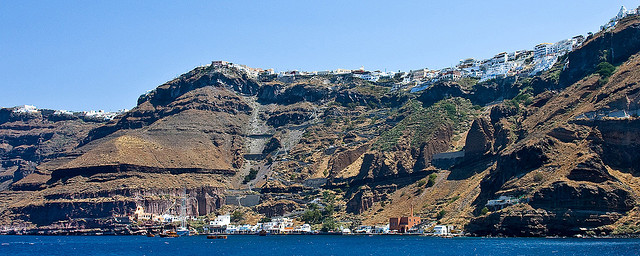 Old Port of Santorini Island, Port of Fira Bay