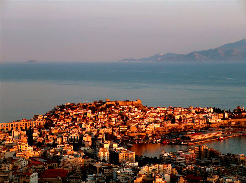 The amphitheatrical city of Kavala