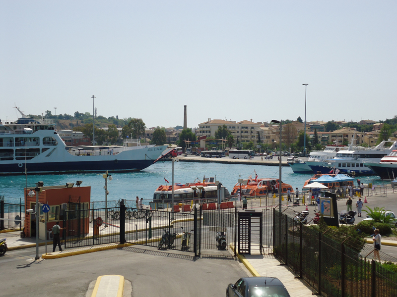 The port of Corfu