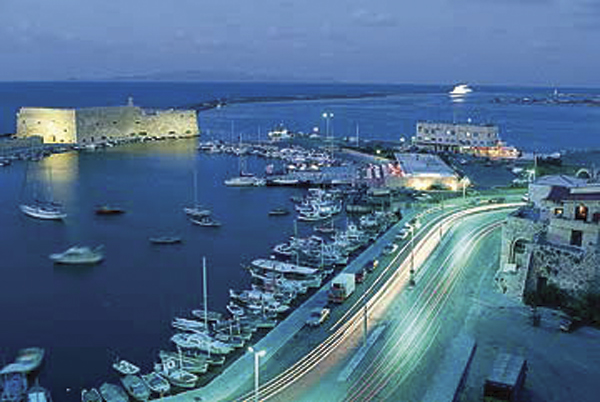 The port at night